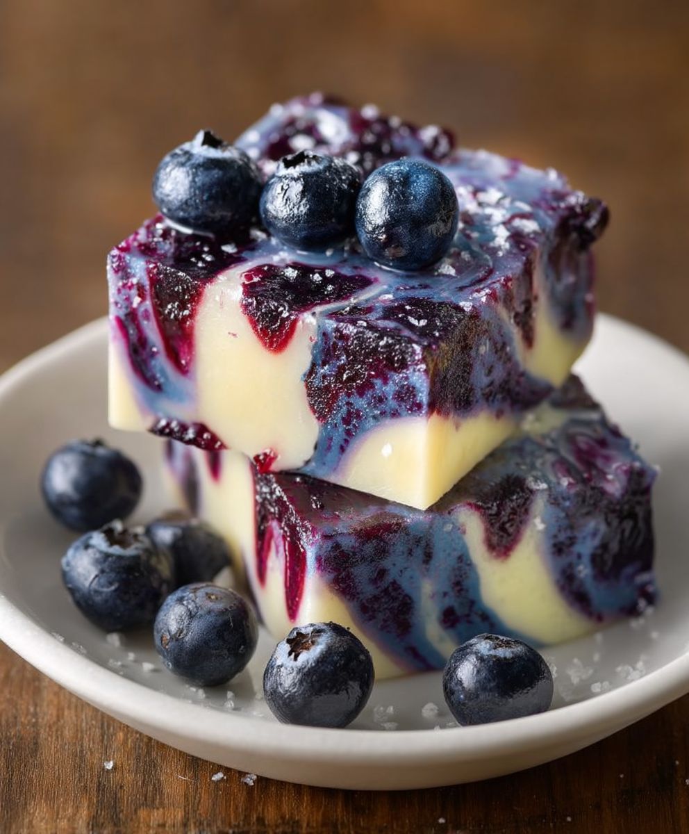 Blueberry Fudge Dessert