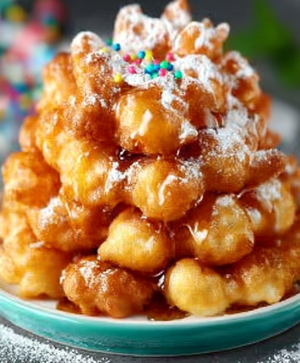 Air Fryer Funnel Cake Bites