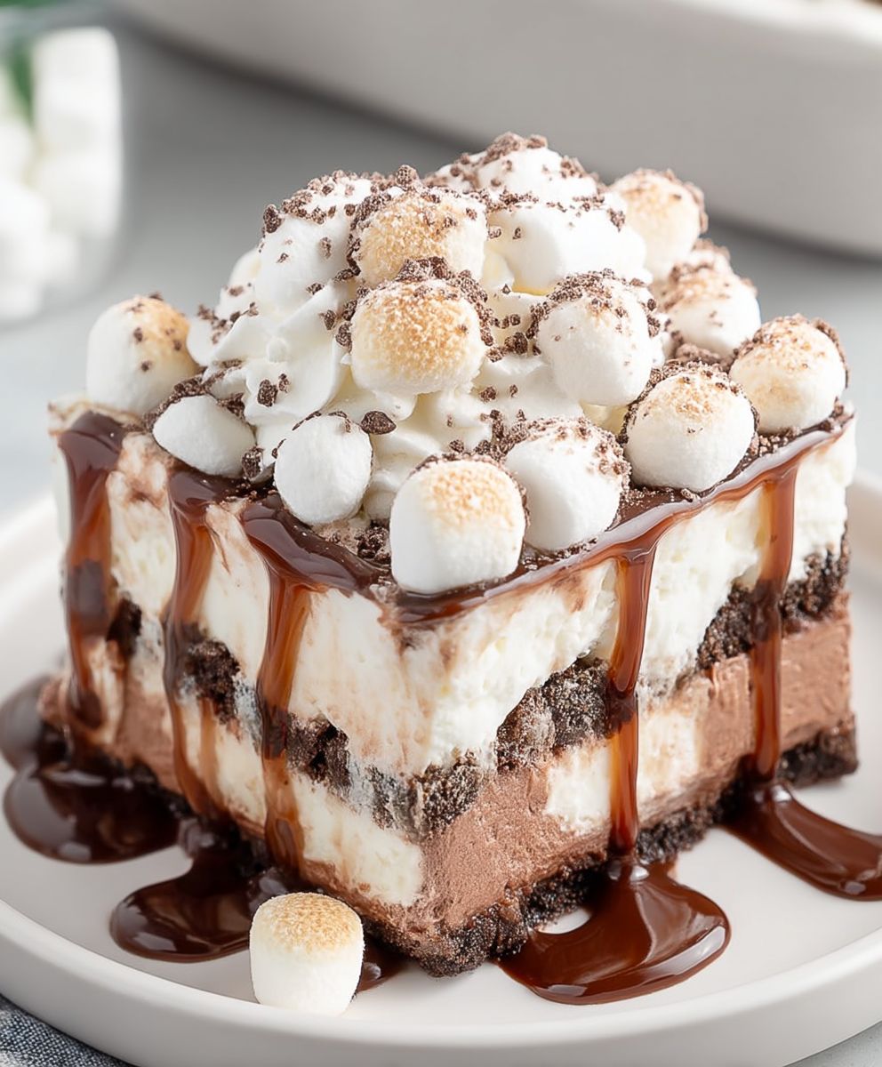 Hot Chocolate Lasagna