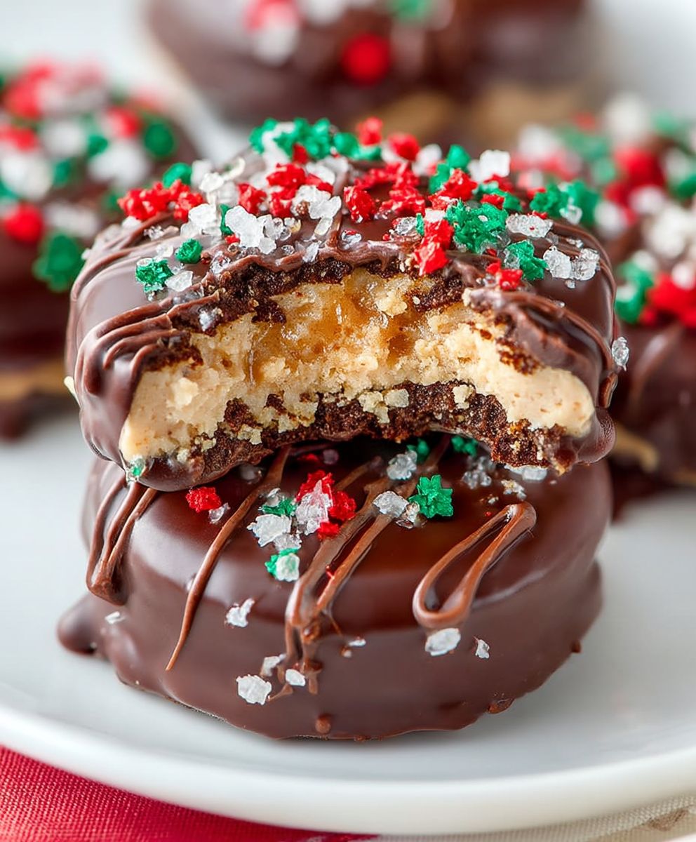 Chocolate Peanut Butter Stacks