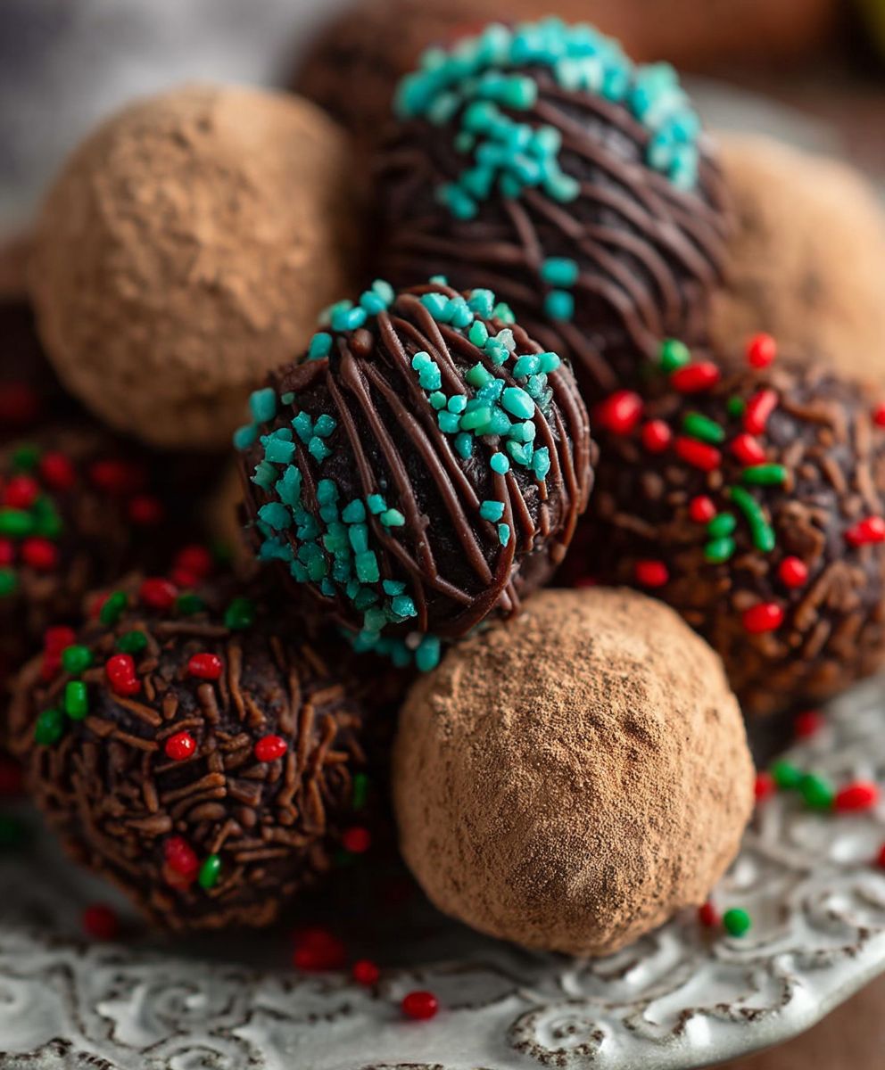 Amaretto Truffles
