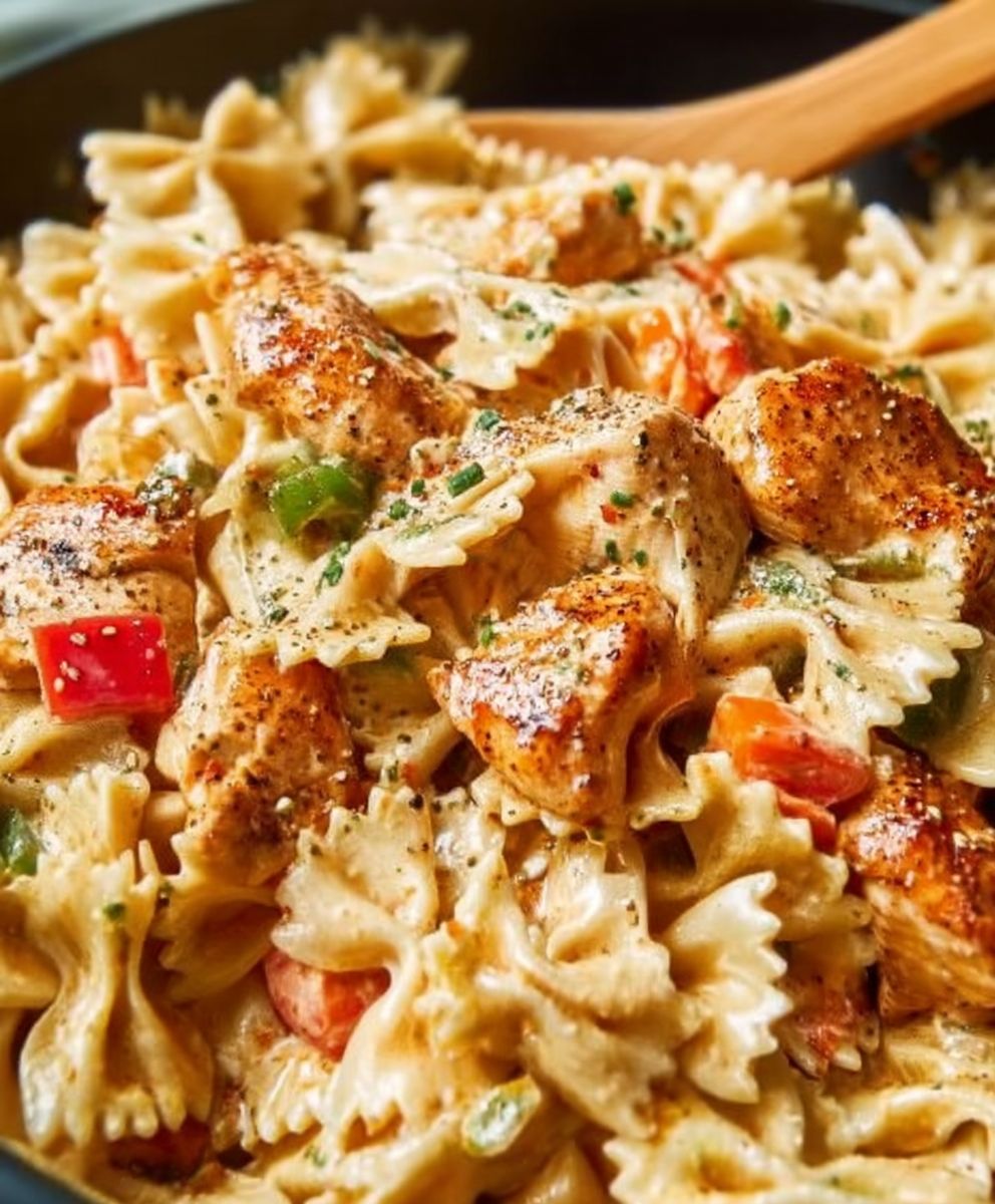 Cajun Chicken Bowtie Pasta