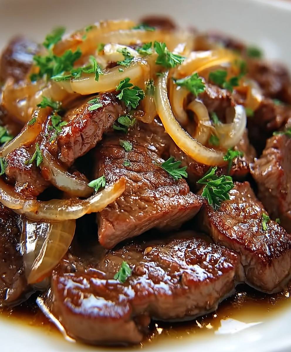 Bœuf Sauté aux Oignons