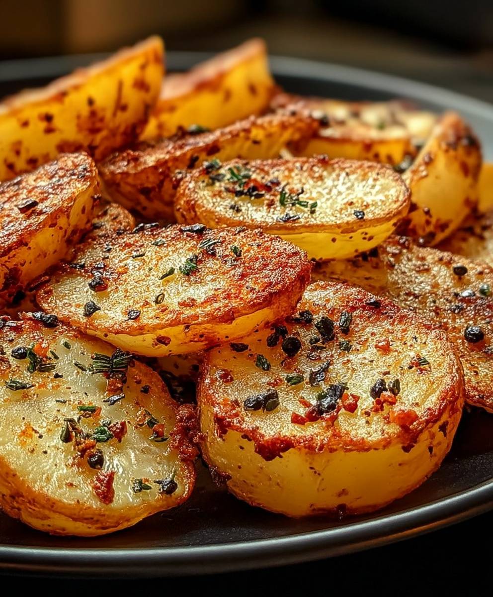Air Fryer Sliced Potatoes