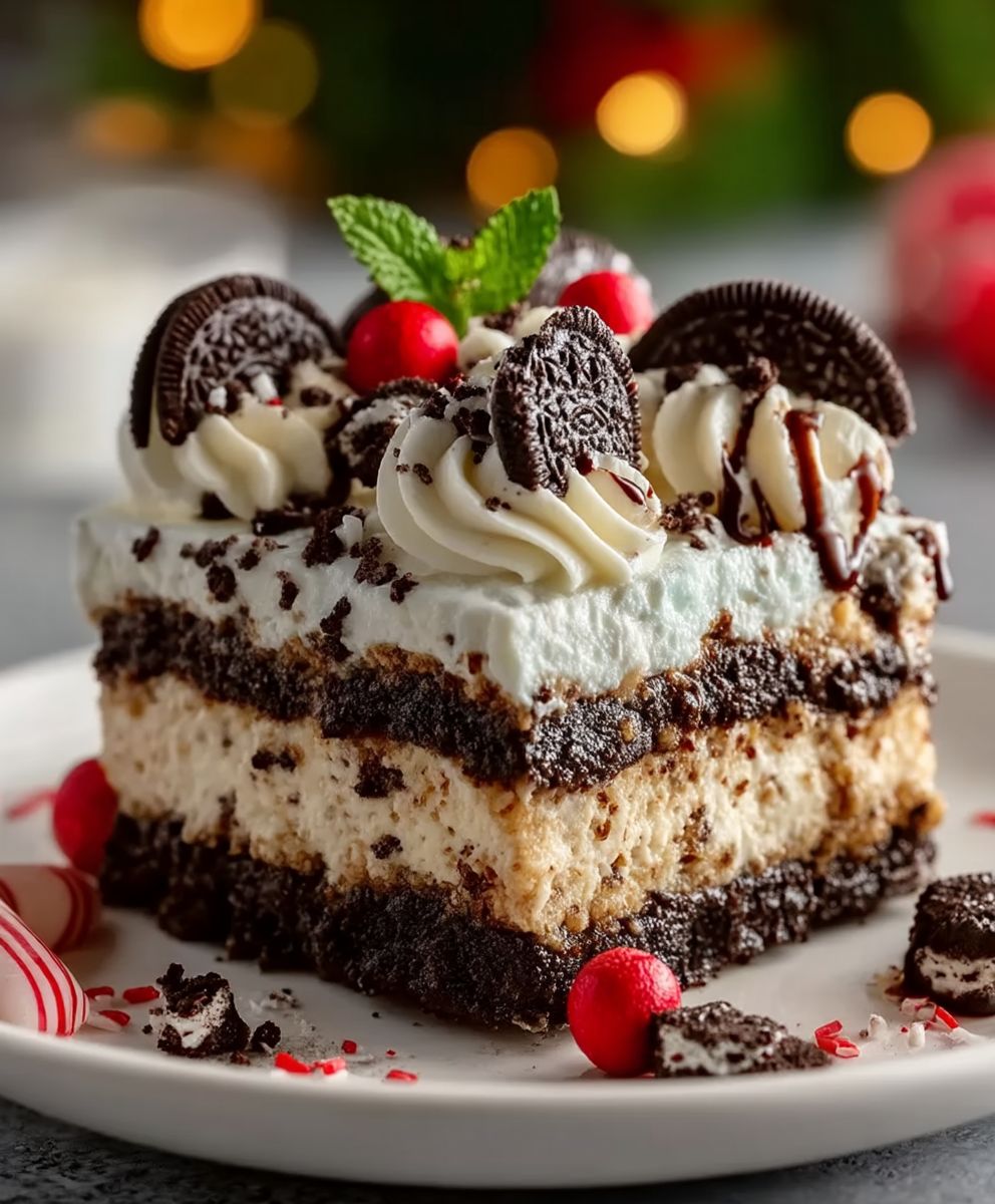 No-Bake Oreo Lasagna