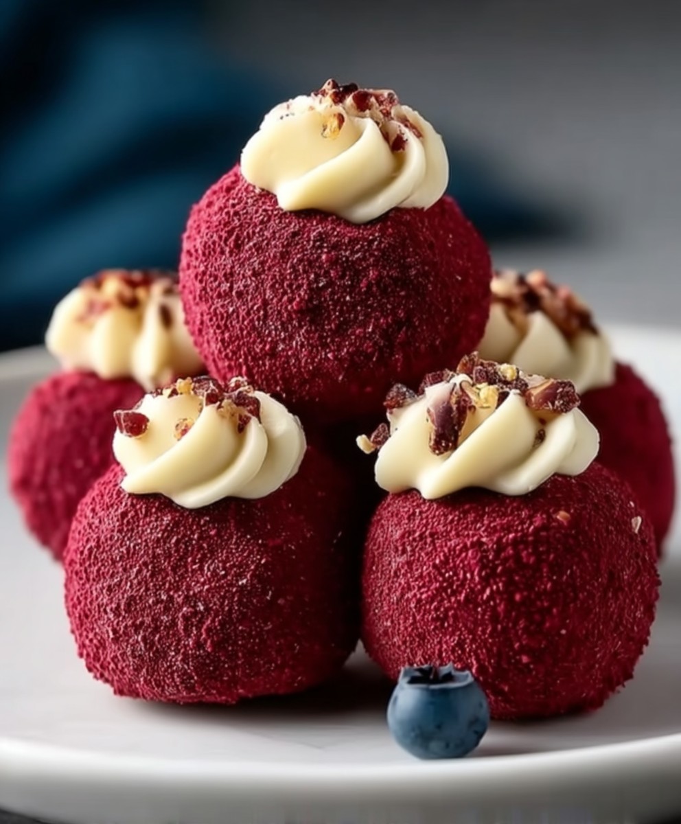 Berry Cheesecake Truffles