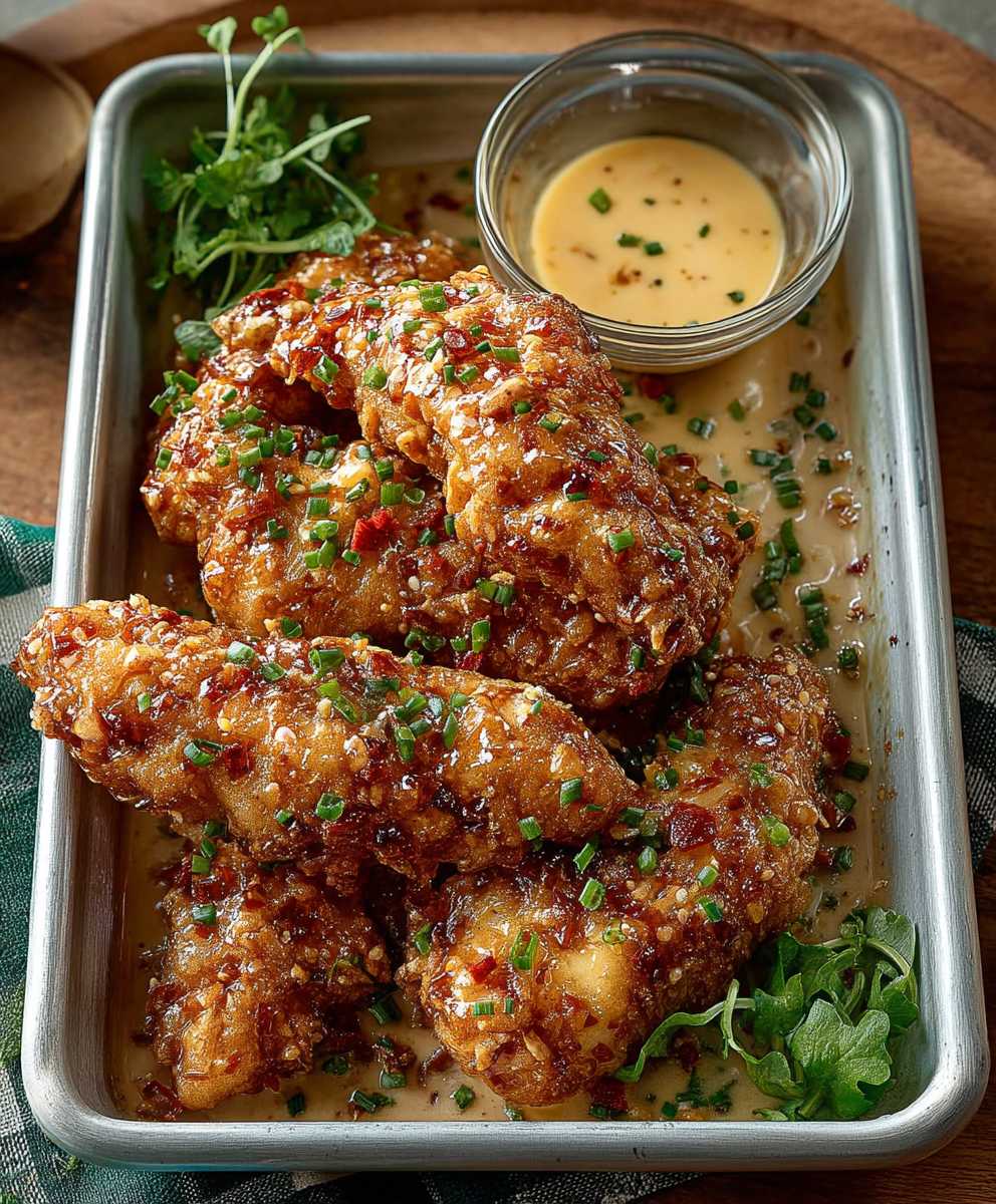 Crispy Air-Fried Bang Bang Chicken