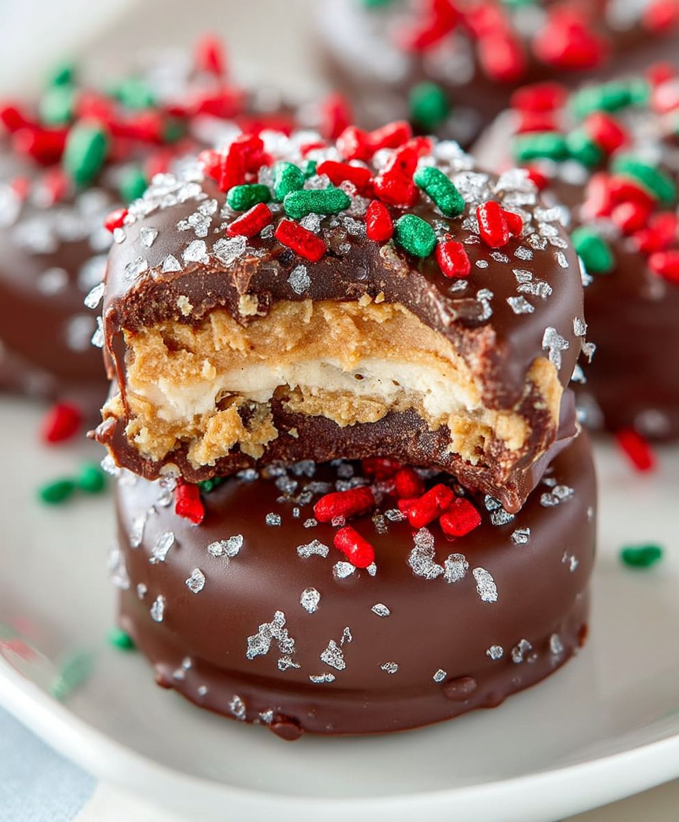 Chocolate Peanut Butter Stacks