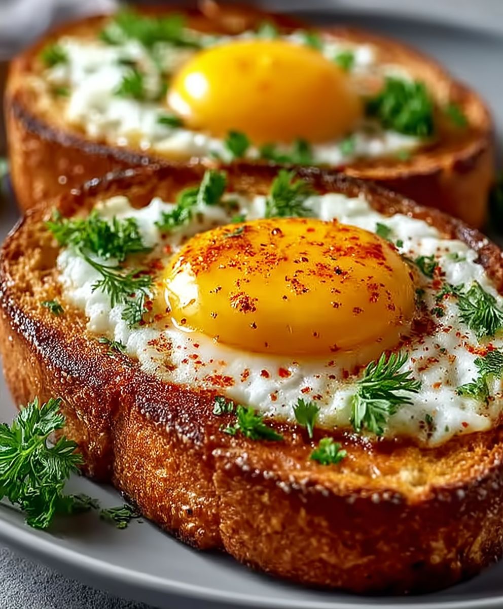 Air Fryer Egg Cheese Toast