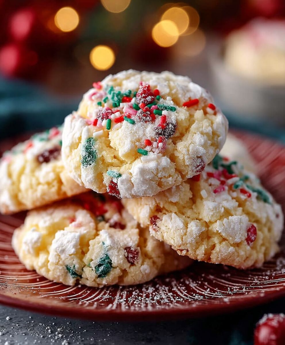 Gooey Christmas Butter Cookies