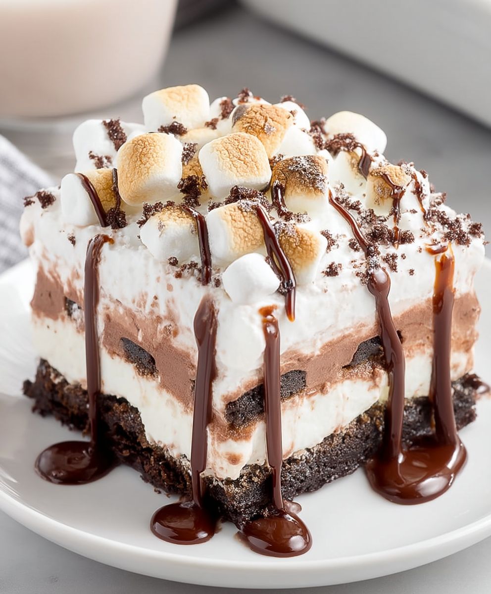 Hot Chocolate Lasagna