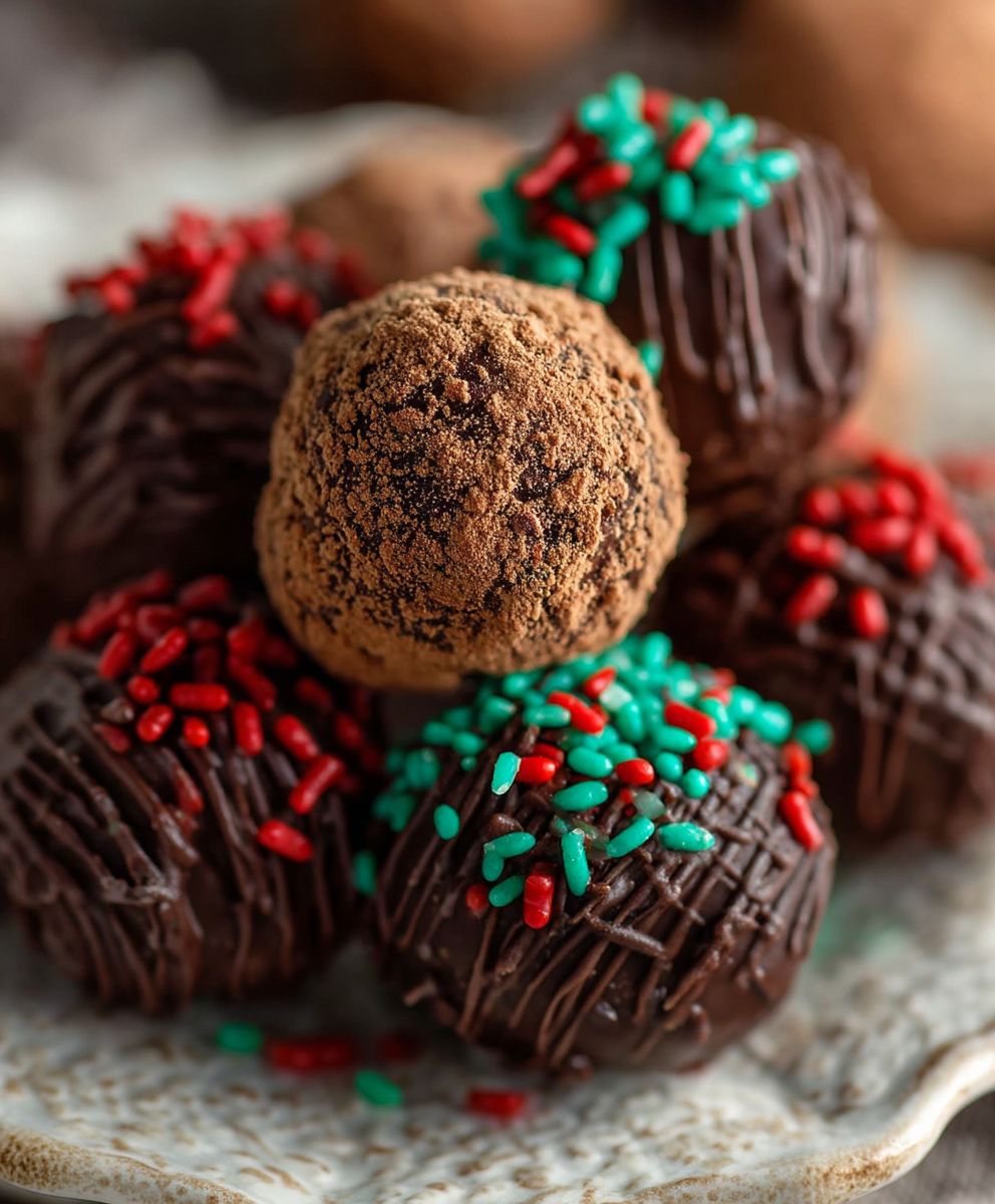 Amaretto Truffles