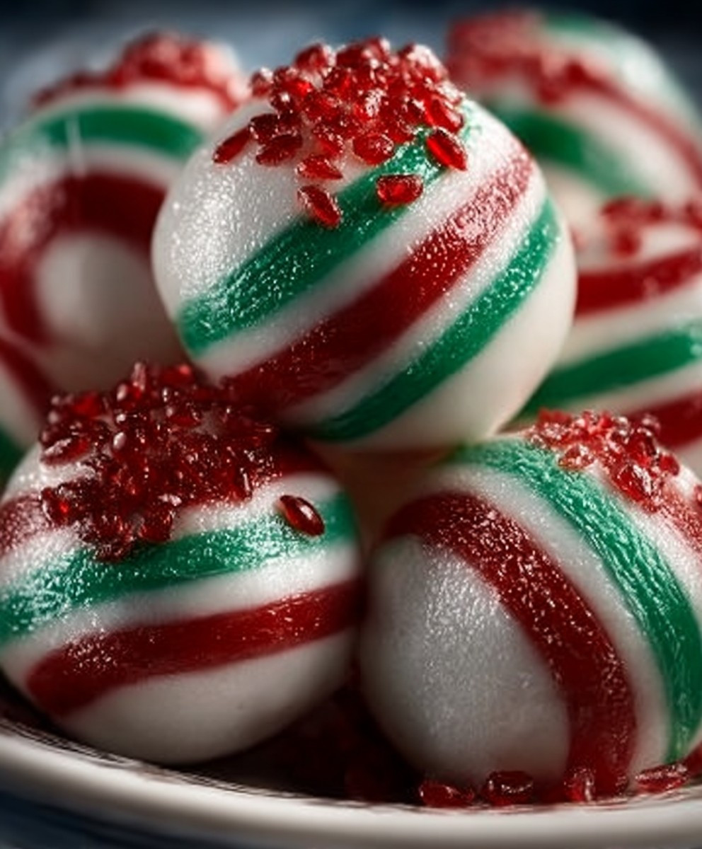 No-Bake Soft Peppermint Balls