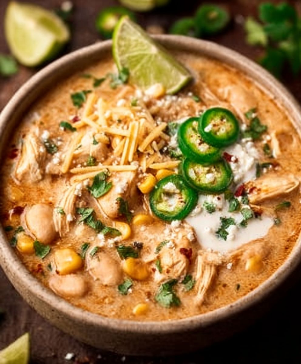High Protein White Chicken Chili