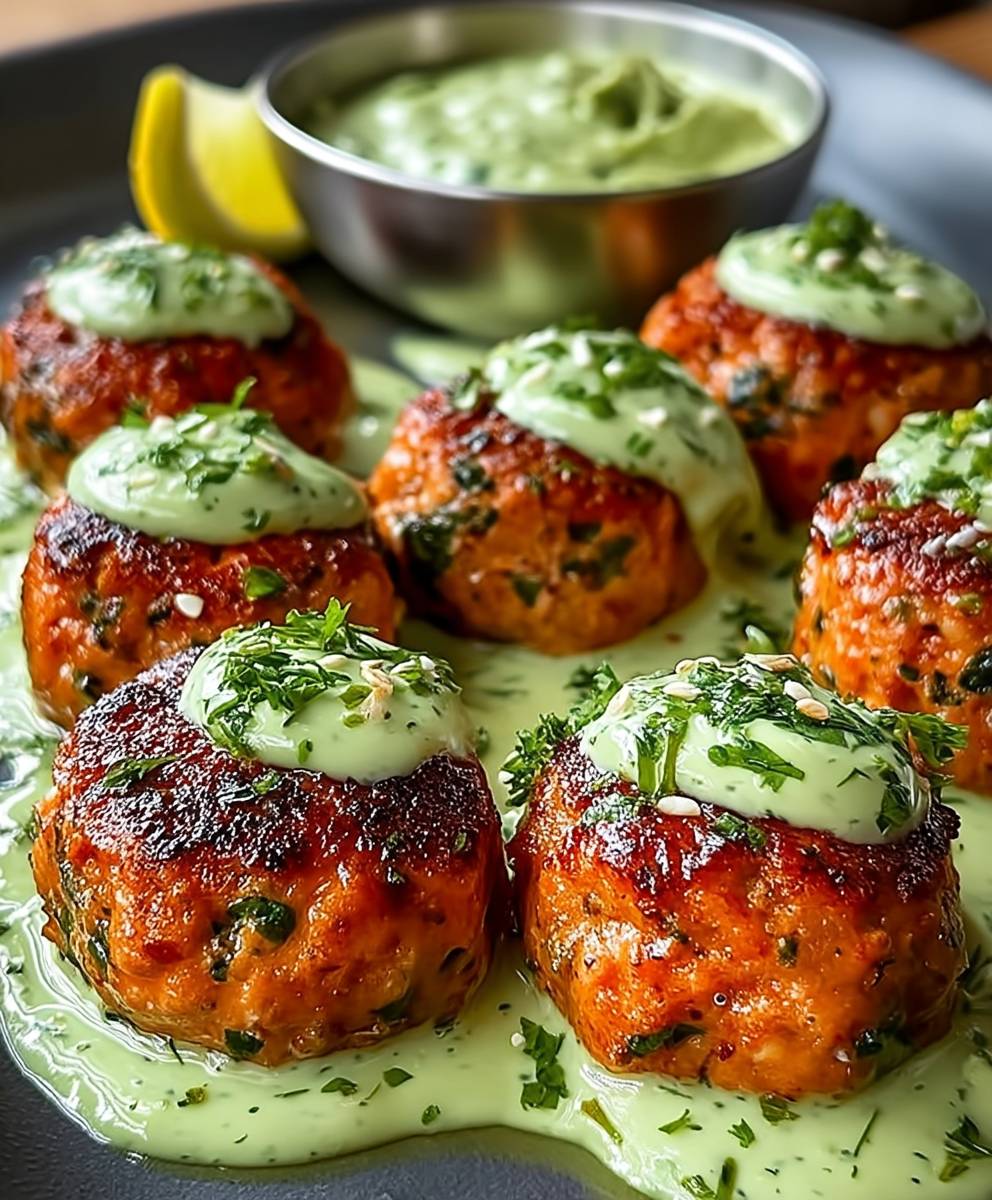 Baked Salmon Meatballs
