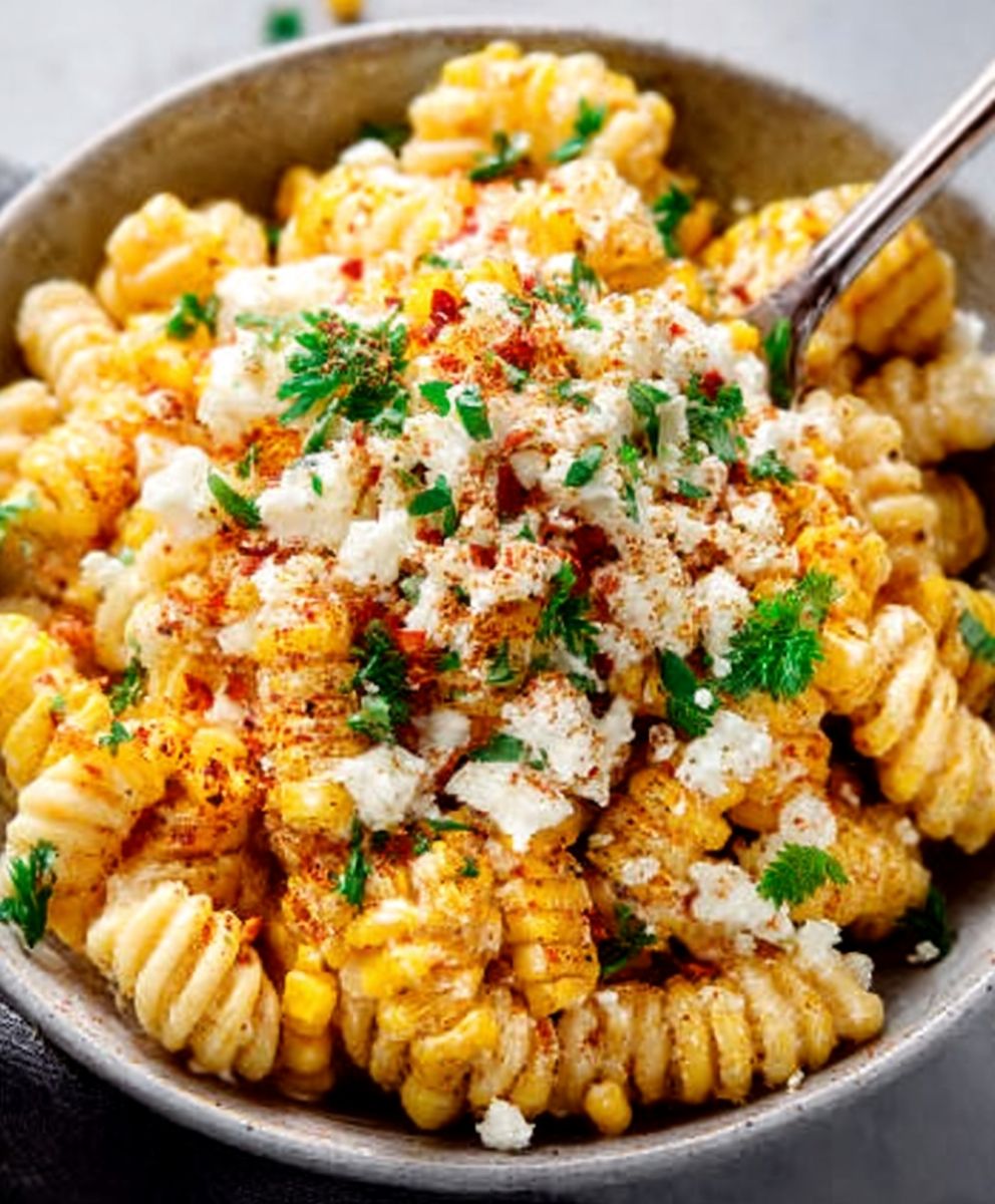 Healthy Street Corn Pasta Salad