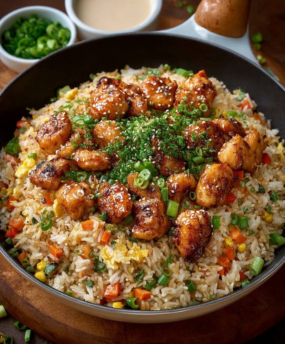 Bang Bang Chicken Fried Rice