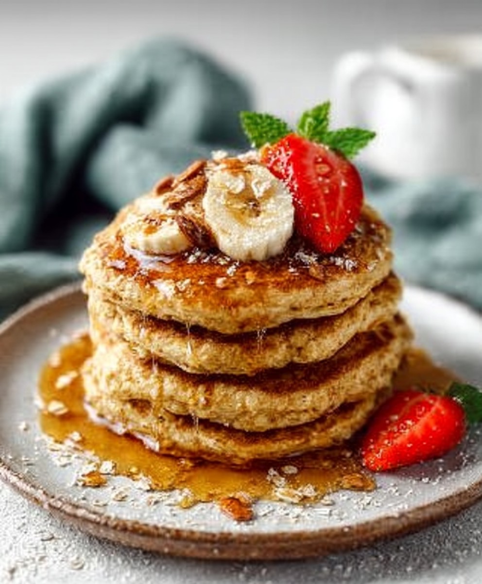 Oatmeal Pancakes Without Banana