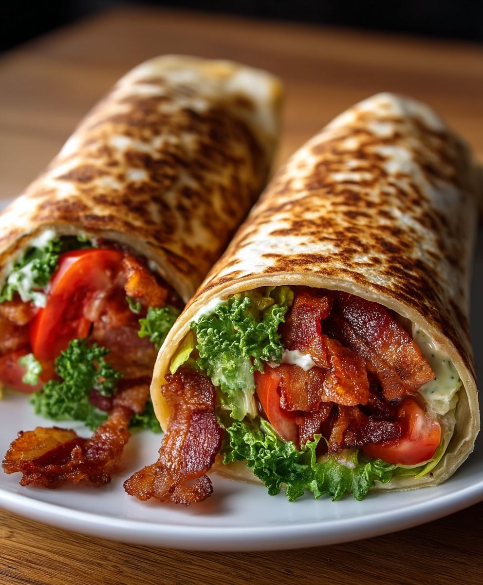 Blt Wraps with Secret Sauce