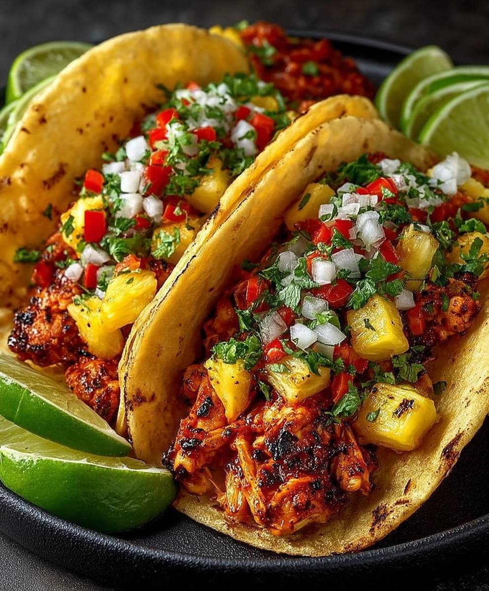 Pineapple Chicken Tacos
