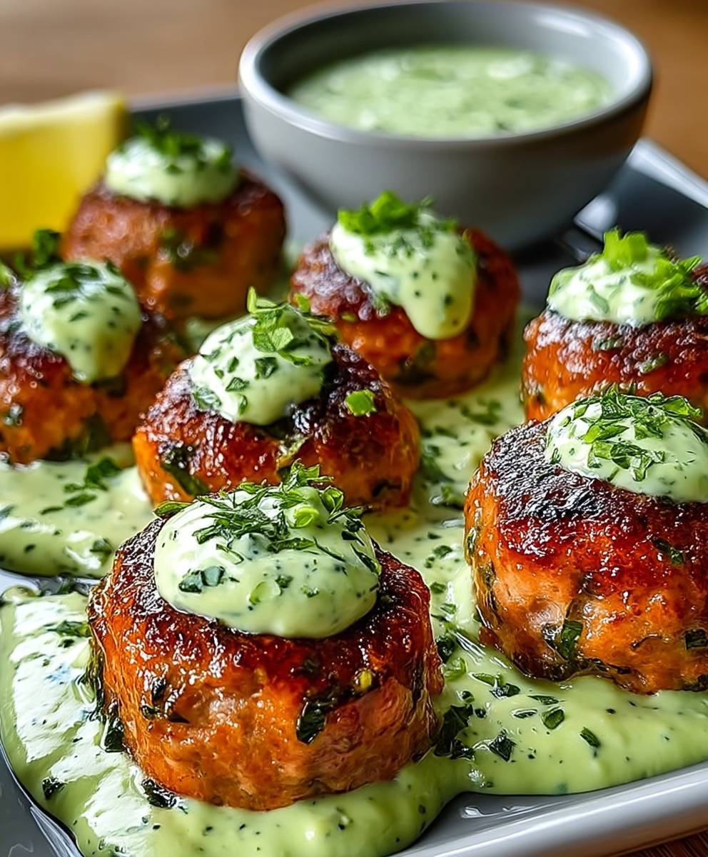 Baked Salmon Meatballs