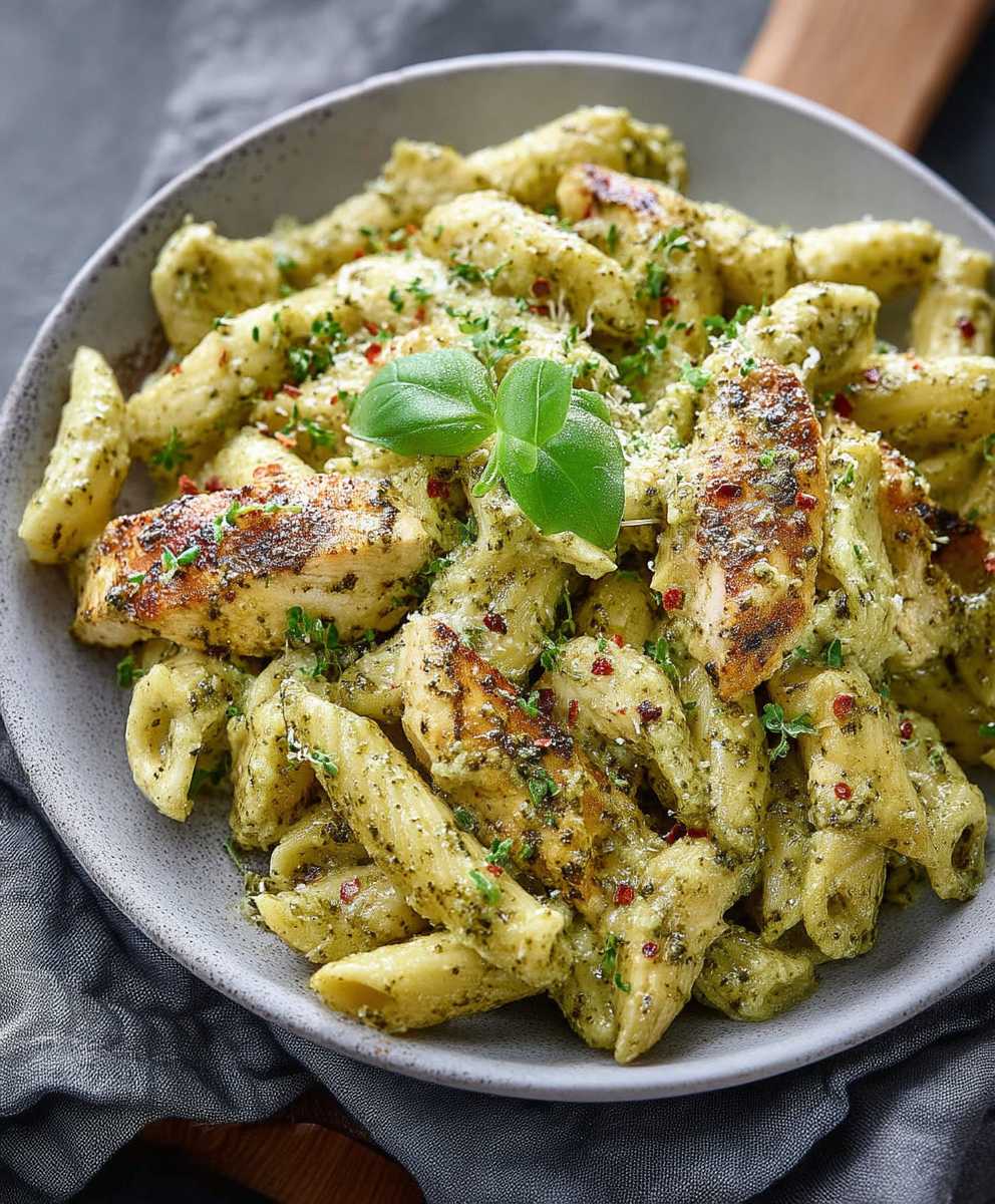 Creamy Pesto Chicken Pasta