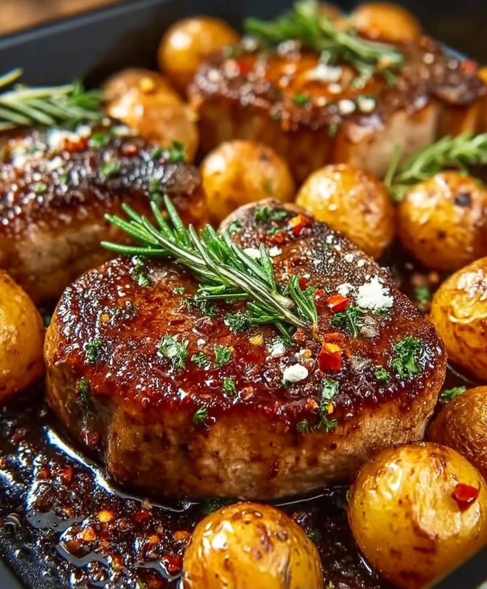 Sheet Pan Pork Chops