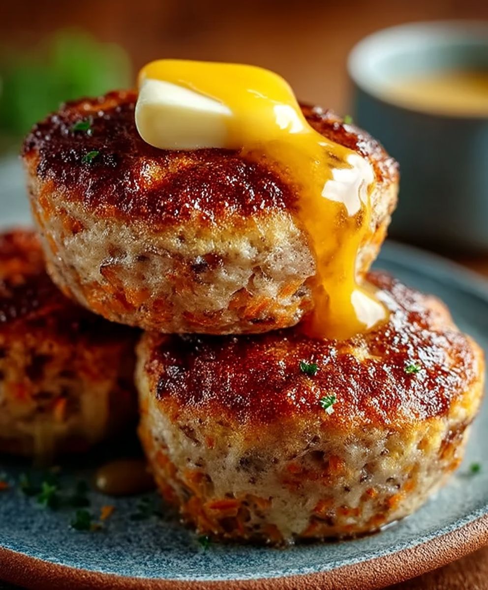 Carrot Oatmeal Muffins