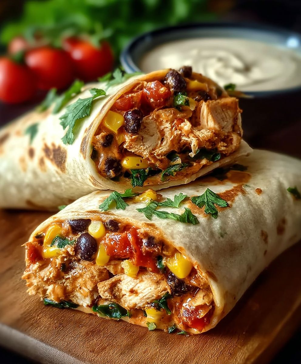 Southwest Chicken Wraps