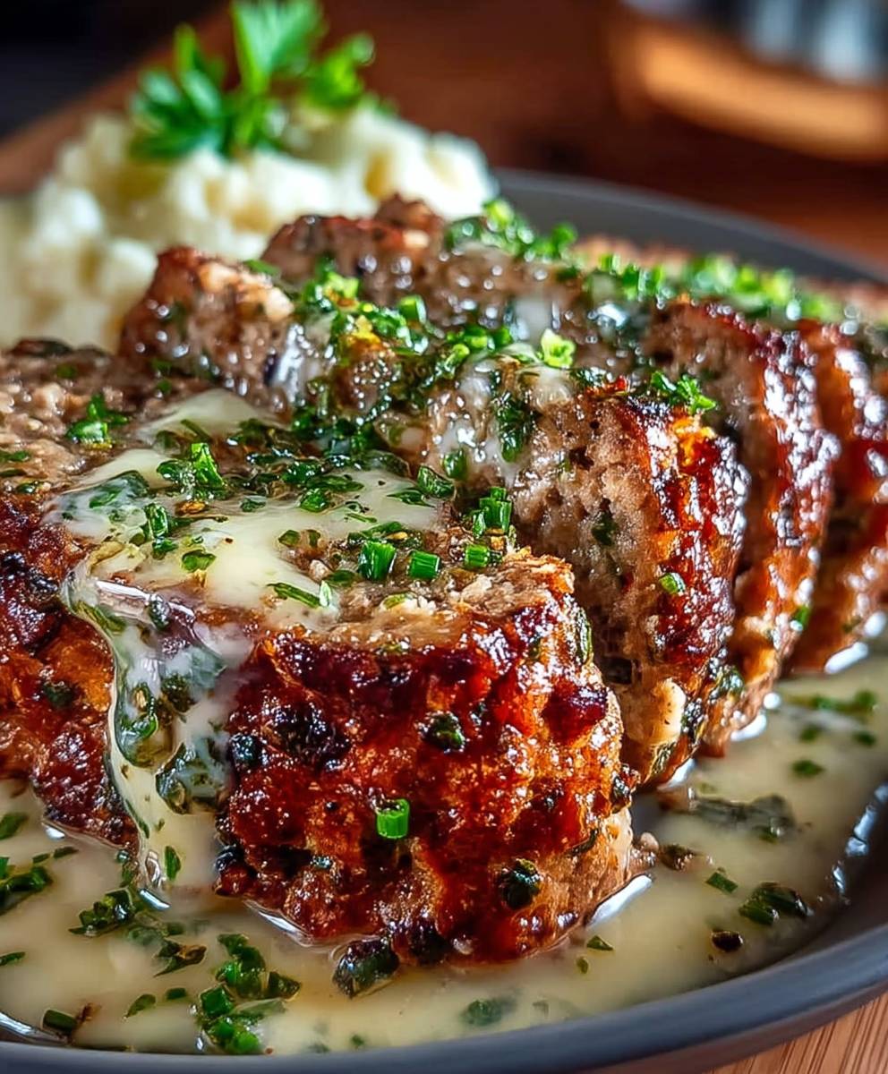 Garlic Parmesan Meatloaf