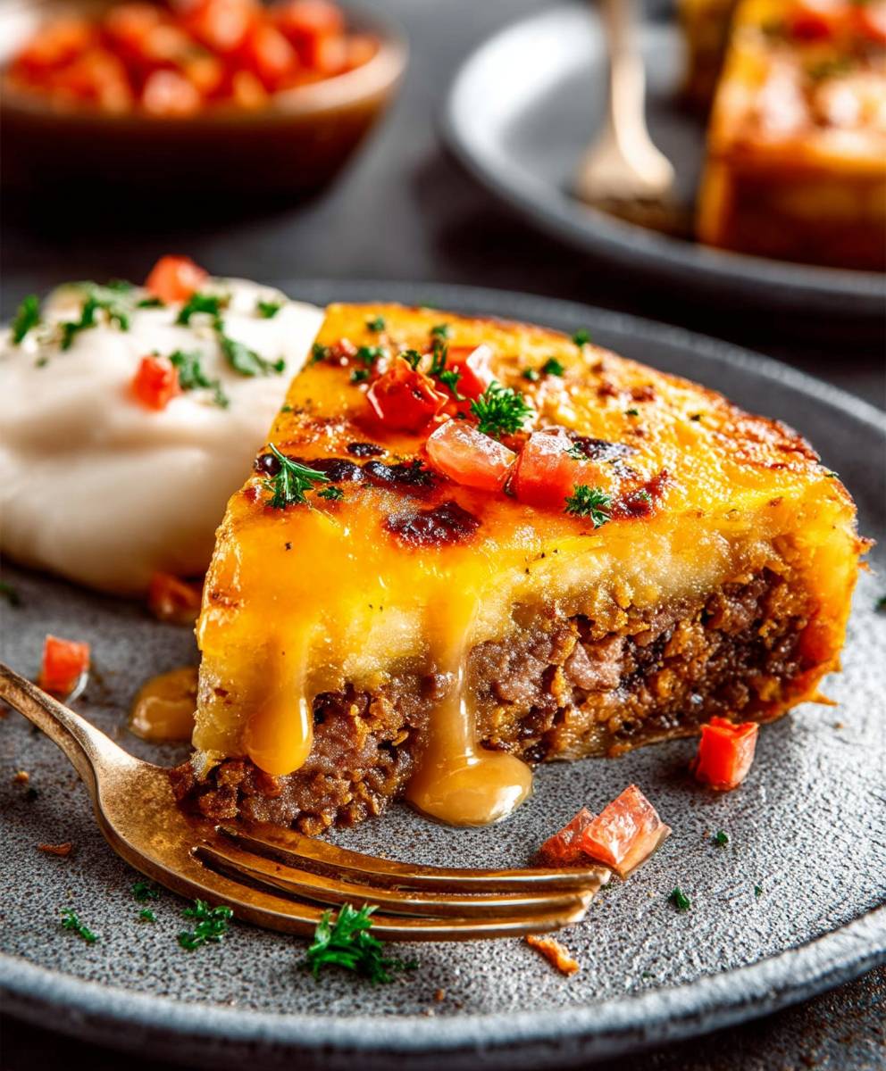 Cheeseburger Pie Dinner