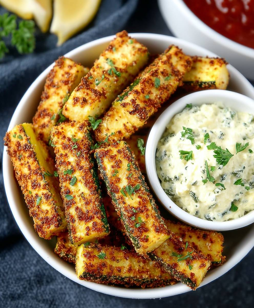 Low Calorie Zucchini Fries