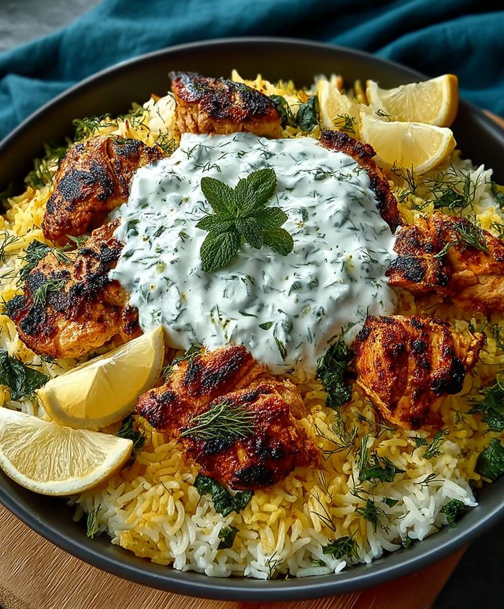 Dump and Bake Chicken Tzatziki