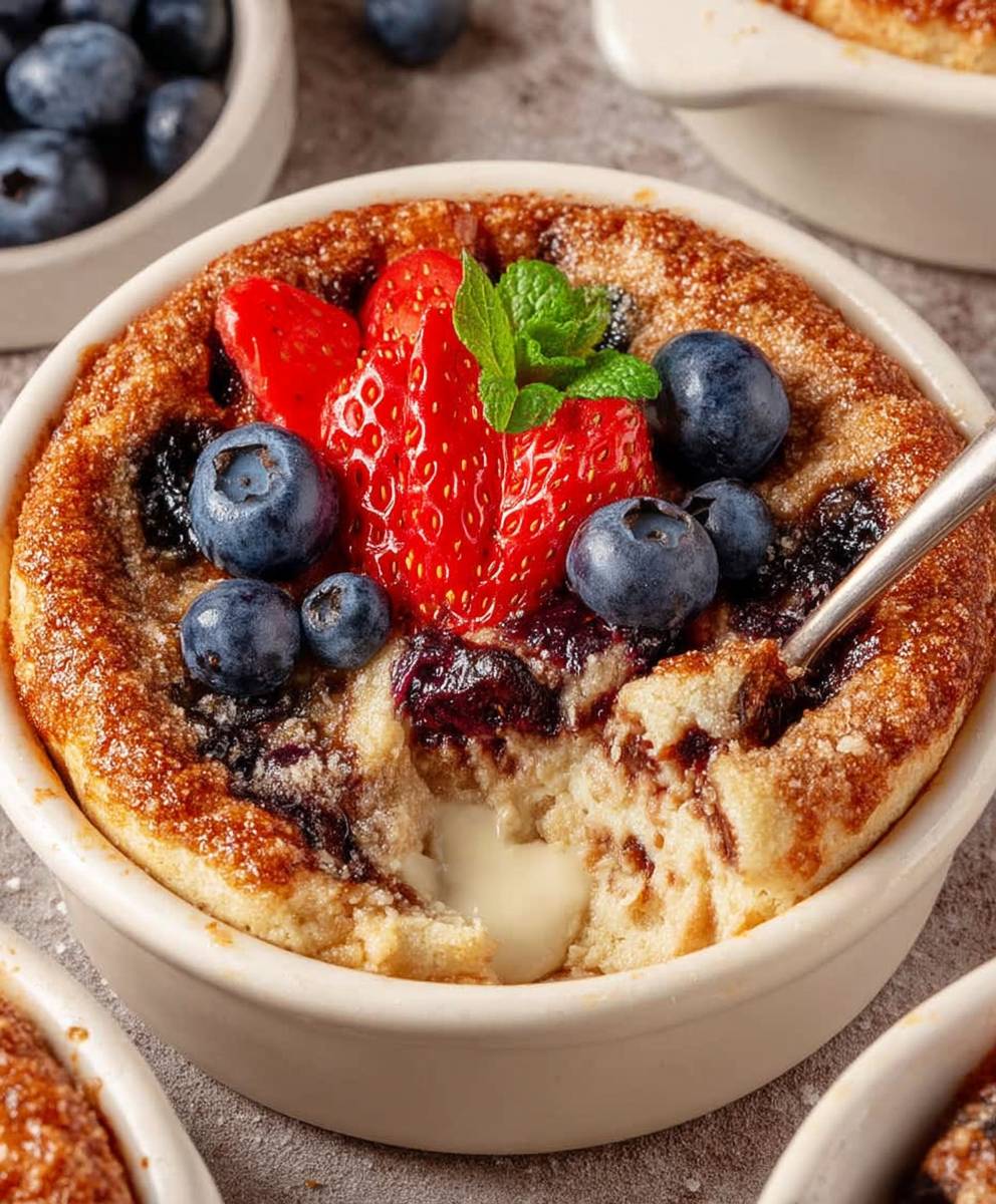 Baked Protein Pancake Bowls image 2