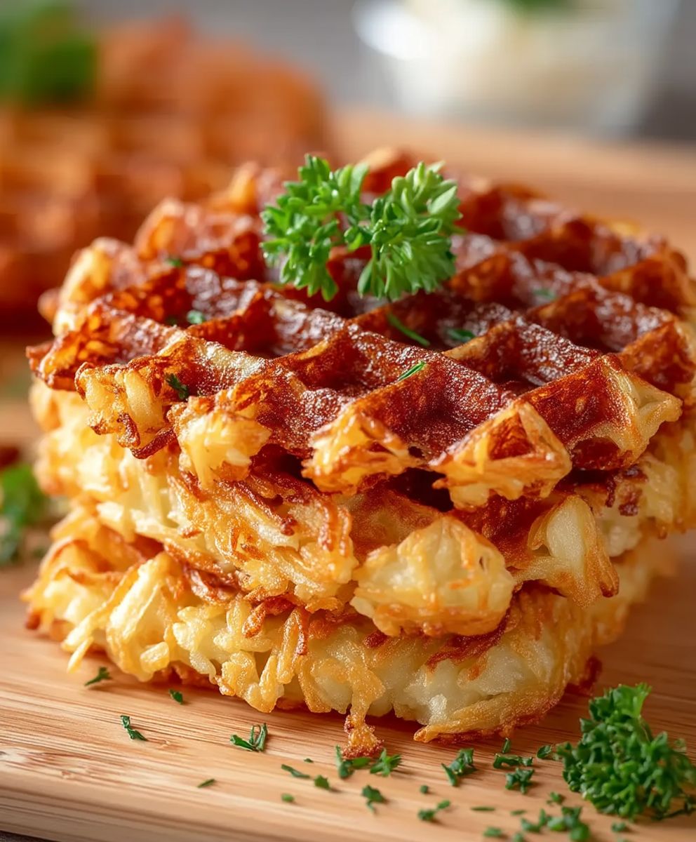 Savory Hashbrown Chaffle image 2