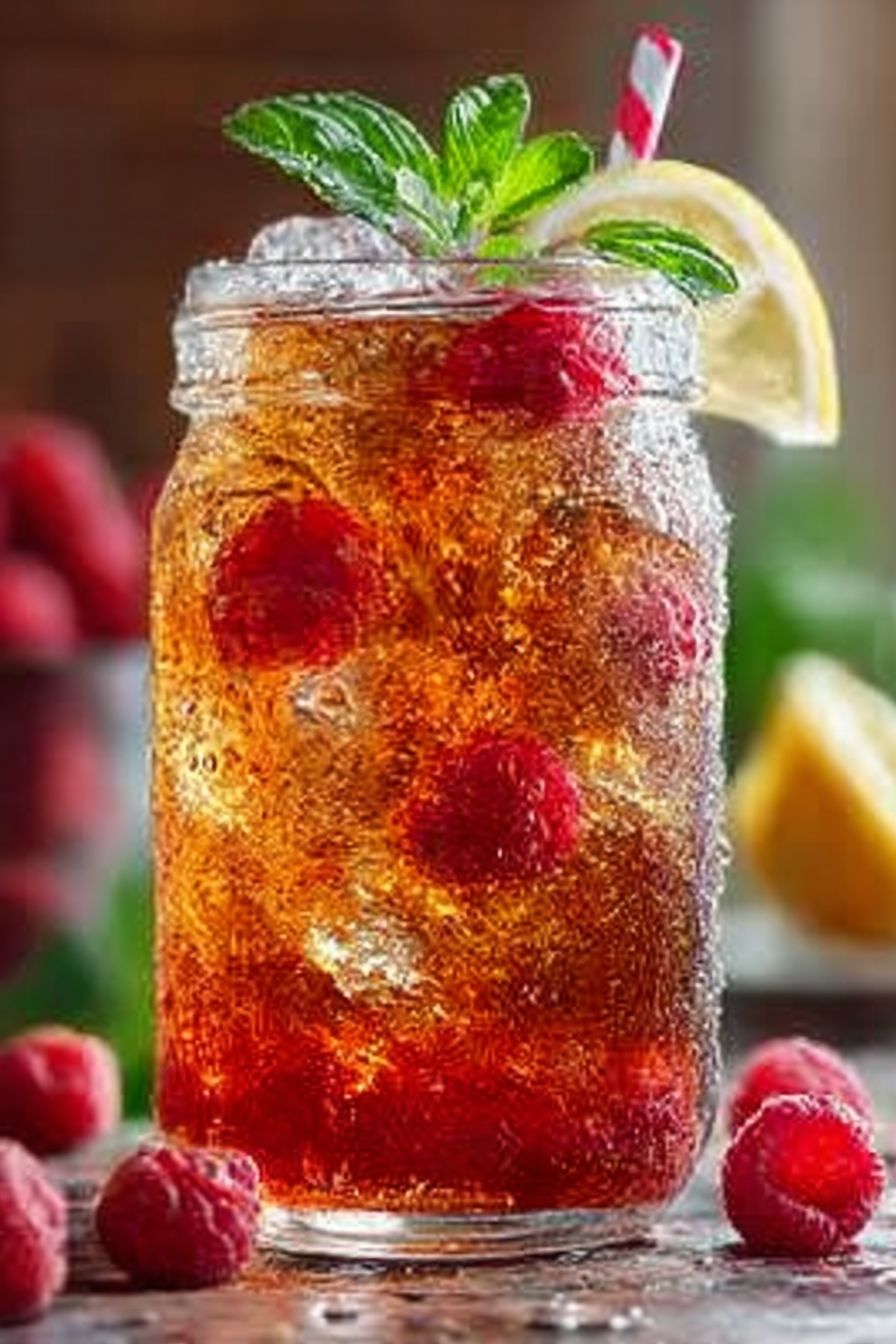 Earl Grey Raspberry Iced Tea | Refreshing Fruity Summer Tea Recipe image 2
