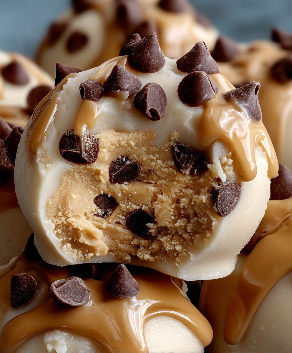 Frozen Greek Yogurt Peanut Butter Bites | Healthy Freezer Snack Recipe image 2