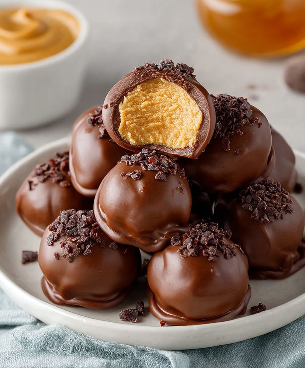 Healthy Peanut Butter Balls | Vegan Gluten Free Energy Snack image 2