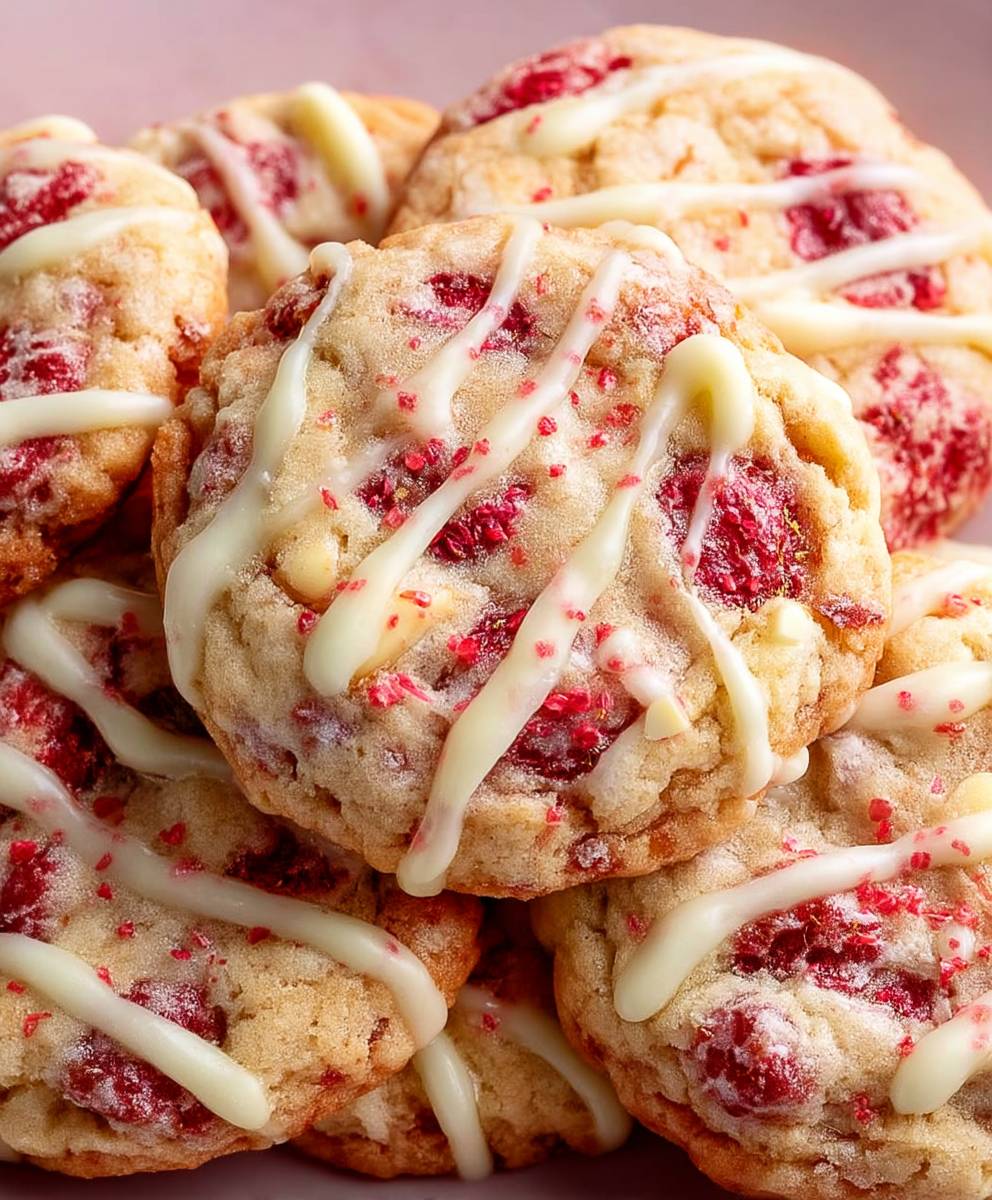 White Chocolate Raspberry Cookies image 2
